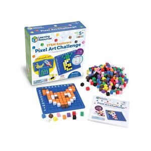 STEM Explorer Pixel Art Challenge Kit for Kids Math Coding Fun Ages 5 and Up